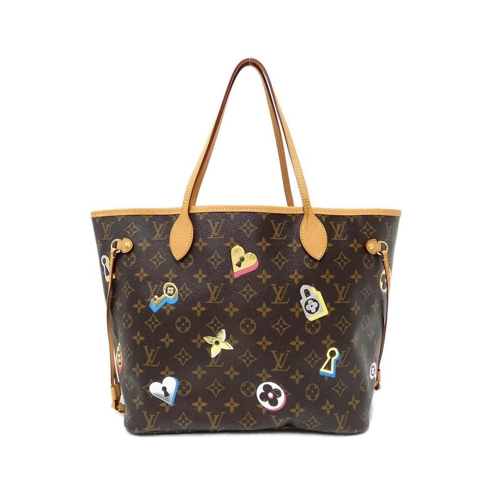 Louis Vuitton LoveLock Neverfull MM Bag Monogram Coated Canvas